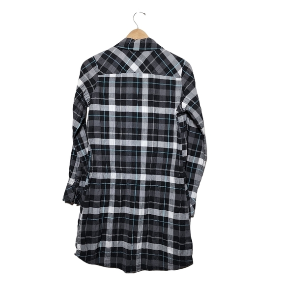 PATAGONIA Long-Sleeved Highlands Dress plaid button front‎ size XS - Picture 2 of 6